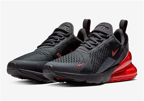 Schwarze, rote Nike Air Max 270 online 